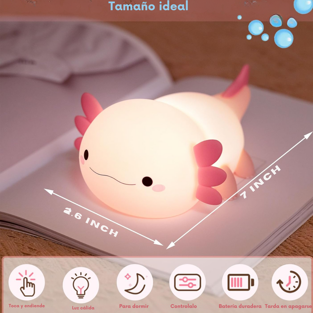 Lampara de ajolote anti estrés